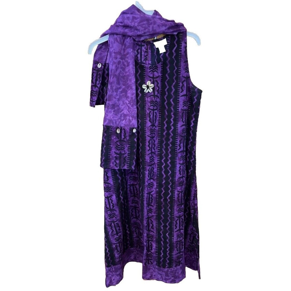 SHERMARKE Vintage Dress Scarf Women Black Purple Boho Midi S Cotton Shells